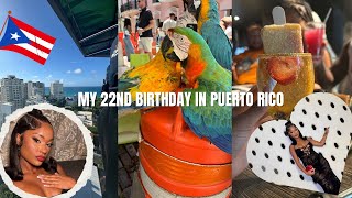 TRIP TO PUERTO RICO 22ND Birthday Vlog [upl. by Lore]