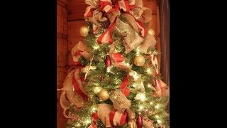 How to Decorate a wonderful Christmas tree Very easy DIY [upl. by Ocirderf]