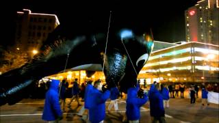 Grand Illumination Parade Downtown Norfolk 2012  PART II [upl. by Anoval]