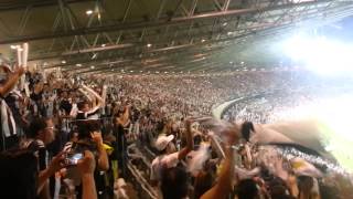 Torcida Galo cantando hino final libertadores [upl. by Uuge600]