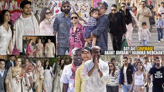 UNCUT  Anant Ambani  Radhika Merchant Pre Wedding  DAY 04 COVERAGE  Celebrities Leaving [upl. by Ateikan365]