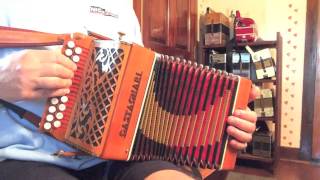 Castagnari Tommy button accordion in DG 240 sold [upl. by Lanette]