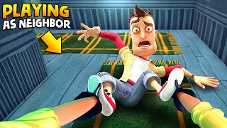 NEW PLAY AS THE NEIGHBOR MOD Part 13  Hello Neighbor Gameplay Mods [upl. by Aennil]