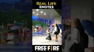 TOP 3 Emotes IN Real Life 🤤🥶 freefire shorts facts trending [upl. by Stephania607]