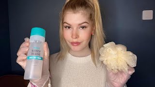 ASMR  Facial Spa 🧖‍♀️ doing your skincare  soft spoken personal attention [upl. by Liberati]