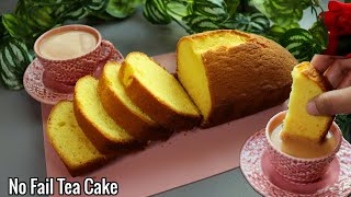 Bakery Style Tea Cake Original Recipe  How To Make Tea Time Cake at Home With Tips amp Tricks [upl. by Hospers]