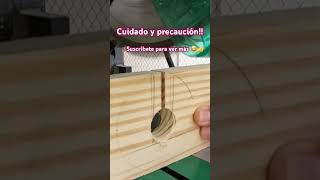 Cómo cortar madera con precisiónwoodworking diy tips carpintero bricolage wood [upl. by Avad]