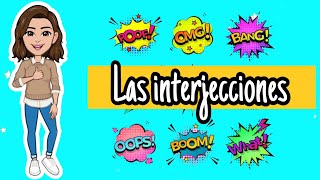 ✅​ LAS INTERJECCIONES  FUNCIÓN TIPOS EJEMPLOS CARACTERÍSTICAS [upl. by Maxantia625]