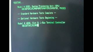 Data General Eclipse MV2500 Extended Microcode Diagnostics Boot [upl. by Acira]