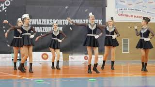 Mażoretki Gwiazdeczki Olecko  mini formation baton  Majorettes  Olecko [upl. by Liahcim]