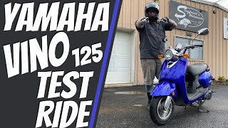 The most AVERAGE scooter made Yamaha Vino 125 TEST RIDE [upl. by Llebanna]