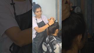 Best Layered Haircut for Fine Hair  Layered Haircut Tutorial shorts [upl. by Nared]