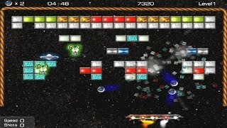 Galactic Arkanoid Windows game 2007 [upl. by Purvis208]