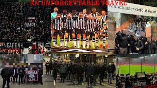 Manchester United VS PAOK  INVASION TO MANCHESTER PAOK FANS ON TOUR [upl. by Ahsekat148]