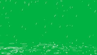 Rain effect green screen [upl. by Llenrahc]