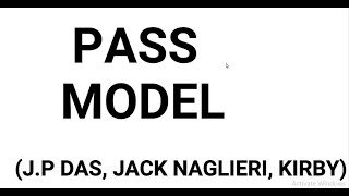 The PASS Model CAS RPM Wechsler and Binet Tests [upl. by Burrill]