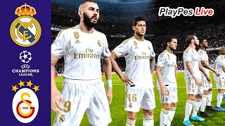 PES 2020  REAL MADRID vs GALATASARAY  UEFA Champions League  UCL Match amp Goals  Gameplay PC [upl. by Lieno]