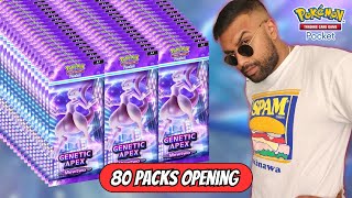 TCG Pocket opening another 80 packs Amazing hits [upl. by Ignacia]