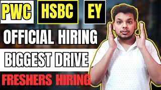 PWC  HSBC Hiring Announced  OFF Campus Drive For 2025 2024 Batch Hiring  Latest Fresher Jobs [upl. by Aciretehs]