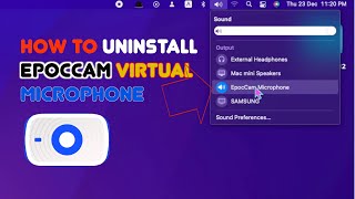 How to Uninstall EpocCam Virtual Microphone from macOS [upl. by Burrell]