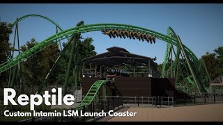 Reptile  Intamin LSM Swing Launch Coaster  NoLimits 2 [upl. by Nelia]