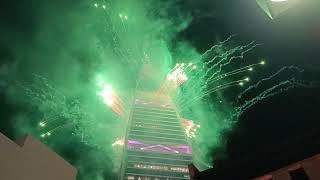 RIYADH SEASON 2022 OPENING FIREWORKS DISPLAY AL FAISALIAH TOWER [upl. by Spencer944]