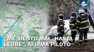 Esta fue la advertencia de un piloto que volaba en la zona del accidente aéreo de Brasil [upl. by Dhar]