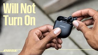 Bose Earbuds Will Not Power On – How to Fix [upl. by Latvina]