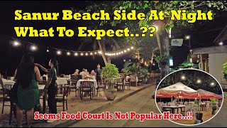 Sanur Beach Side At Night What To Expect Sanur Bali Update [upl. by Elleivap821]