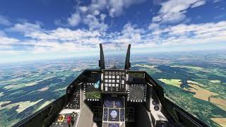 Microsoft Flight Simulator 2020 KievHarkiv F16 and F14 PC Gameplay 4K [upl. by Sevik]