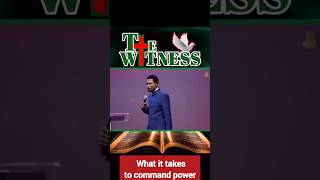 WHAT IT TAKES TO COMMAND POWER  APOSTLE MICHAEL OROKPO discipleship [upl. by Erdrich]