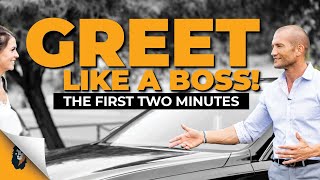 GREET LIKE A BOSS  What to Say in the First Two Minutes  Andy Elliott [upl. by Vassili]