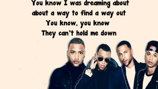 JLS Hold Me Down Lyrics FULL SONG [upl. by Louella]