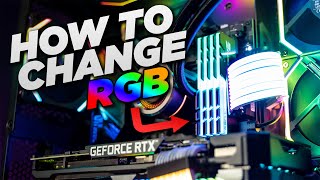 How To Change RGB  ARGB Colours On Your PC  CataCare [upl. by Abdel]