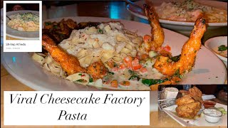 Viral TikTok Cheesecake Factory Pasta  Mommy amp Son Dinner Date [upl. by Imit135]