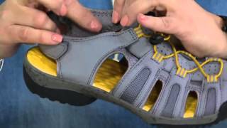 Clarks Fisherman Sandals w Backstrap  Tuvia Melon on QVC [upl. by Neeleuqcaj]