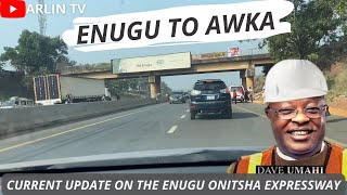 Road Trip from ENUGU to AWKA Enugu Onitsha Expressway ANAMBRA STATE [upl. by Onirefes]