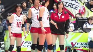 古賀紗理那（Sarina Koga）／古賀ちゃんは前衛が似合う／2017226 NEC×JT Ｖリーグ女子大田大会ファイナル6 [upl. by Bondon266]