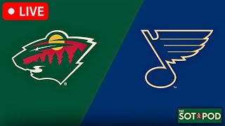 Minnesota Wild vs St Louis Blues  LIVE STREAM  NHL GAME WATCH PARTY  COMMENTARY [upl. by Nevaeh]