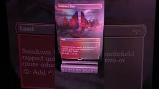 Sundown Pass innistrad magicthegathering mtg foil scenery stars mtgcollection [upl. by Luapsemaj]