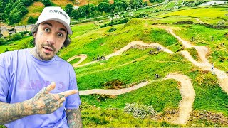 RIDING INSANE NEW FREERIDE BIKE PARK [upl. by Eddie398]