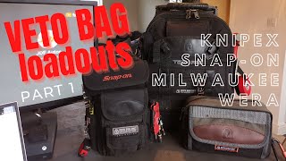 A Mechanics Veto Pro Pac Loadouts Knipex Snap On Wera Milwaukee [upl. by Yssim]