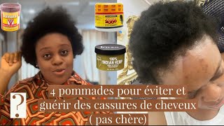 4 pommades pour faire pousser les cheveux rapidement et éviter les cassures Angèle de gides hair [upl. by Edmond582]