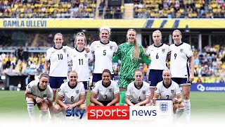 England Women qualify for Euro 2025 after 00 draw against Sweden [upl. by Kele660]