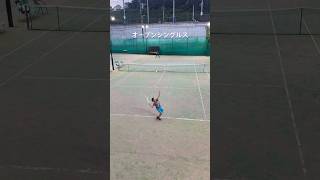 2023101 オープンシングルス試合風景 テニス tennis レオーネカップ leone 試合 大会 シングルス 草トー [upl. by Feetal]