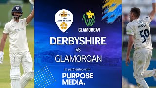 🔴LIVE  Derbyshire vs Glamorgan  County Championship  Day 1 [upl. by Hayifas]