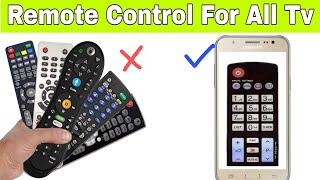 Remote control for all TV  smartphone ko TV remote kaise banaye  TV remote control app [upl. by Sardse342]