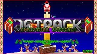 LGR  Jetpack Christmas Special  DOS PC Game Review [upl. by Llydnek898]