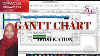 PRIMAVERA P6GANTT CHART MODIFICATION Part 9 malayalam primavera primaverap6 [upl. by Topping397]