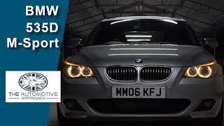 BMW E60 5 Series 30 535d Twin Turbo Diesel M Sport  REVIEW [upl. by Giltzow]